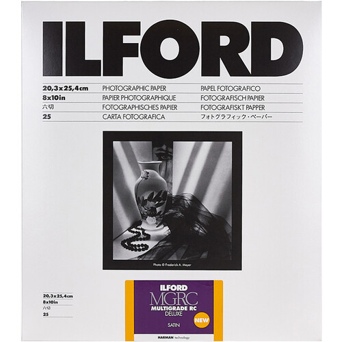 Ilford MULTIGRADE RC Deluxe Paper (Satin 8 x 10