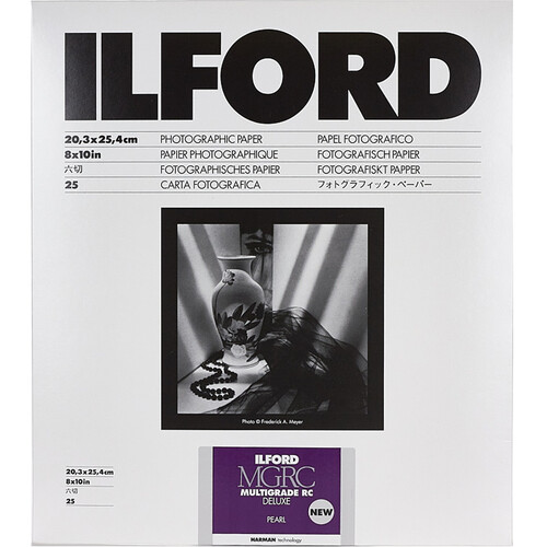 Ilford MULTIGRADE RC Deluxe Paper (Pearl 8 x 10