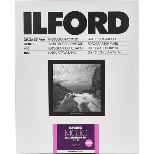 Ilford MULTIGRADE RC Deluxe Paper (Glossy 8 x 10