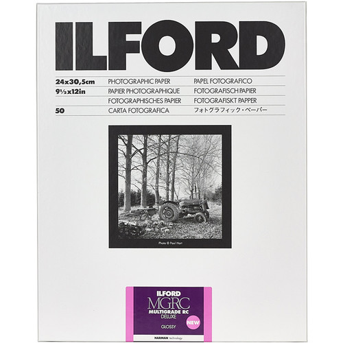 Ilford MULTIGRADE RC Deluxe Paper (Glossy 9.5 x 12