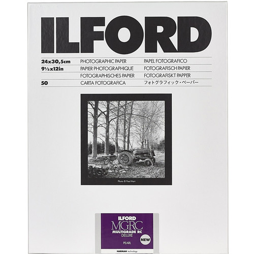 Ilford MULTIGRADE RC Deluxe Paper (Pearl 9.5 x 12