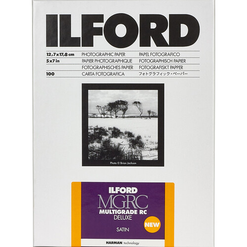 Ilford MULTIGRADE RC Deluxe Paper (Satin 5 x 7
