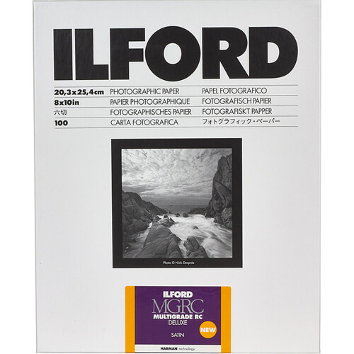 Ilford MULTIGRADE RC Deluxe Paper (Satin 8 x 10