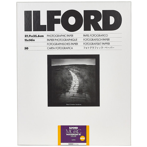 Ilford MULTIGRADE RC Deluxe Paper (Satin 11 x 14