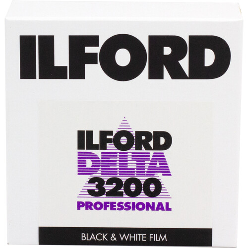 Ilford Delta 3200 Professional Black and White Negative Film (35mm Roll Film 100' Roll)