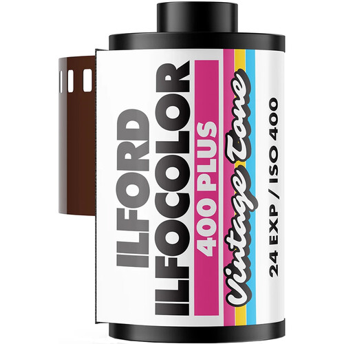 Ilford IlfoColor Vintage Tone 400 Plus Color Negative Film (35mm Roll Film 24 Exposures)