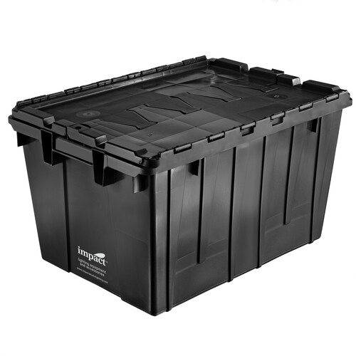 Impact CC-210 Cable Crate with Lid (Black 40L)