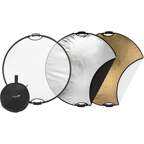 Impact 5-in-1 Collapsible Circular Reflector with Handles (32