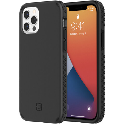 Incipio Grip Case Compatible with iPhone 12 & iPhone 12 Pro - Black
