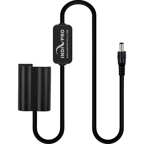 IndiPRO Tools 2.5mm DC to EN-EL15 Dummy Battery Regulated Cable