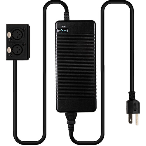 IndiPRO Tools 15V 20A AC Power Supply with Dual 3-Pin XLR Female Outputs (10')