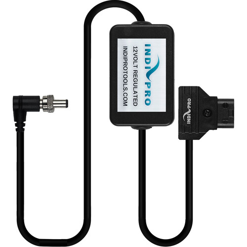 IndiPRO Tools 12V D-Tap to Locking Right-Angle 2.5mm Cable for ATEM Mini Switcher (24