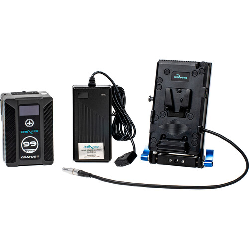 IndiPRO Tools Kratos II Power Bundle with 15mm LWS Plate for Blackmagic PYXIS (99Wh V-Mount)