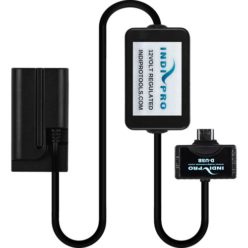 IndiPRO Tools Mini-Tap to Sony L-Series Type Battery Dummy (30