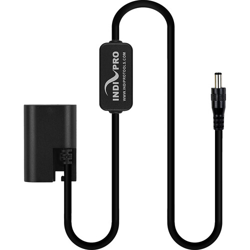 IndiPRO Tools 2.5mm DC to LP-E6 Dummy Battery Cable (Regulated 24