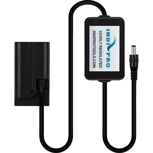 IndiPRO Tools 2.5mm DC to L-Series Dummy Battery Cable (Regulated 24