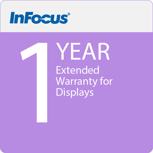 InFocus 1-Year Extended Warranty for Displays