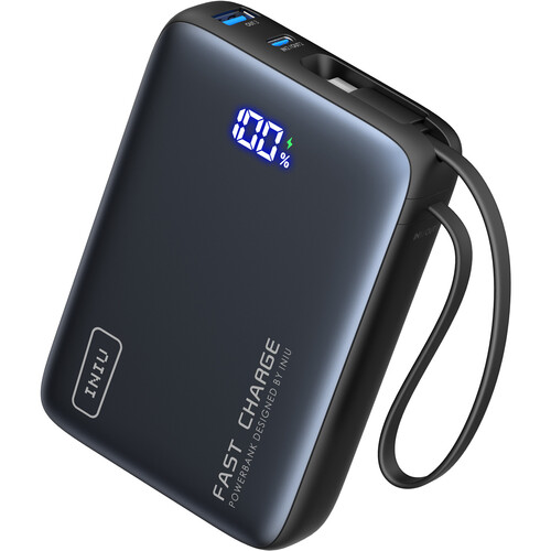 INIU Pocket Power 20k USB-C Power Bank with LED Display (20000mAh)