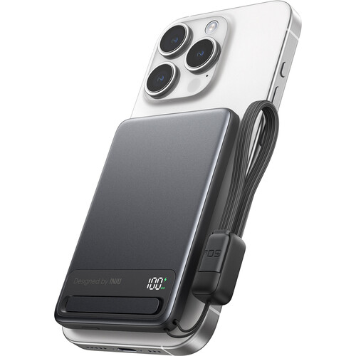 INIU MagPro Ultra Slim 5K Power Bank (5000mAh Black)