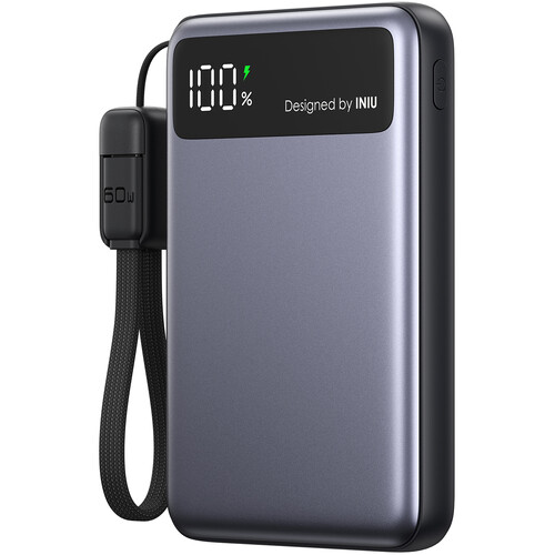 INIU Pocket Pro Slim Power Bank with LED Display (10000mAh)