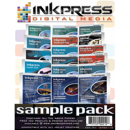 Inkpress Media Sample Pack (8.5 x 11
