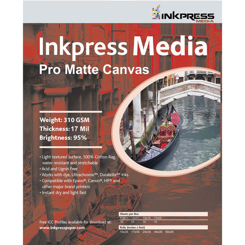 Inkpress Media Pro Matte Canvas (60