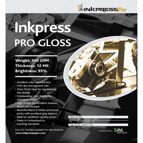 Inkpress Media Pro Glossy Paper (11 x 14