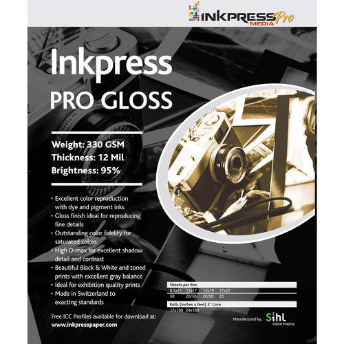 Inkpress Media Pro Glossy Paper (8.5 x 11