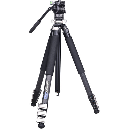 INNOREL GT254CF Portable Carbon Fiber Tripod & F10 Video Fluid Head Kit
