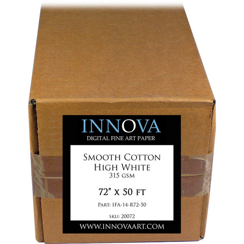 Innova Smooth Cotton High White Archival Photo Inkjet Paper (72