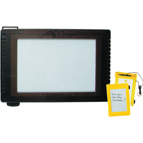 Innovative Scuba Concepts Quest Underwater Erasable Slate with Holster (Translucent Smoke)