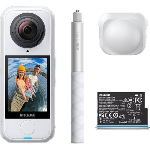 Insta360 X4 Air 360 Action Cam Starter Bundle (Arctic White)