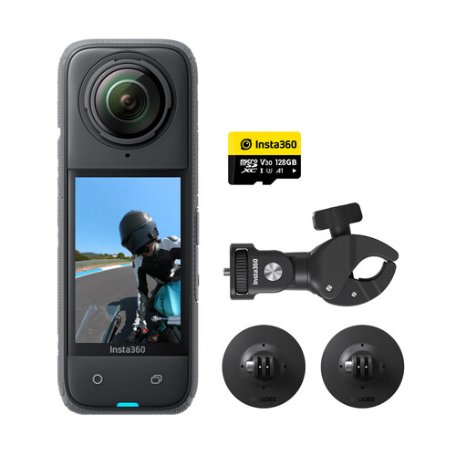 Insta360 X4 360 8K Camera Motorcycle Kit