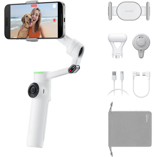 Insta360 Flow 2 Pro Smartphone Gimbal Stabilizer Creator Kit (Gray)