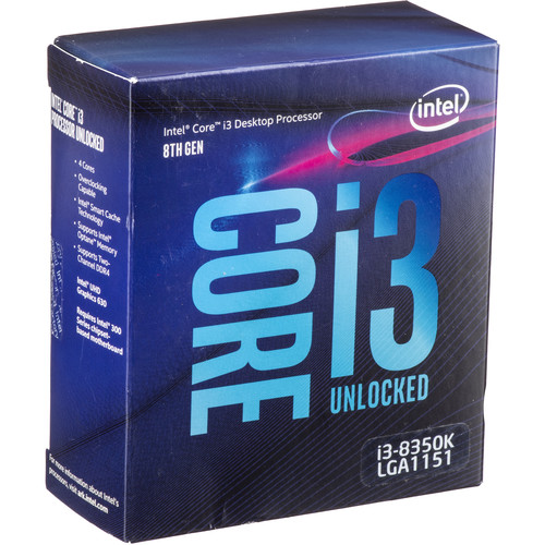Intel Core i38350K 4.0 GHz QuadCore LGA 1151 BX80684I38350K