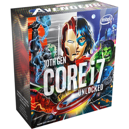 Procesador Intel Core i7-10700K 3.8 GHz de ocho núcleos LGA 1200 (Marvel Avengers Special Edition)