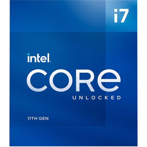 Procesador Intel Core i7-11700K 3.6 GHz de ocho núcleos LGA 1200