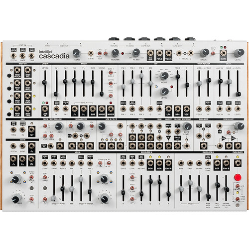 intellijel Cascadia Eurorack-Compatible Semi-Modular Synthesizer (White Fog)