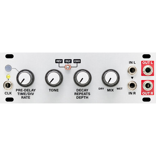 intellijel Multi FX 1U Clockable Reverb Delay and Chorus Effect Eurorack Module (24 HP 3U)