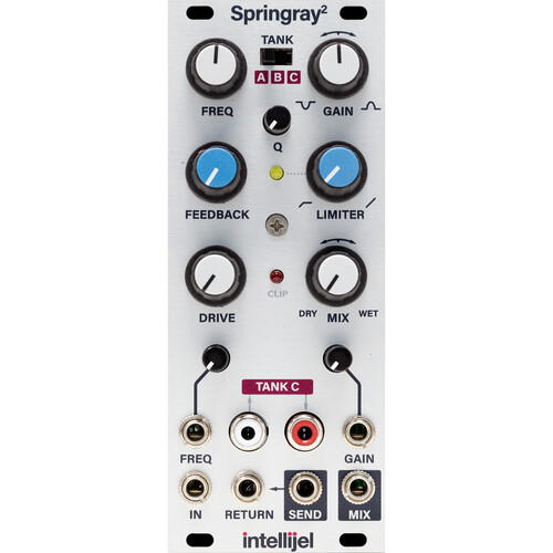intellijel Springray Versatile Real Spring Tank Reverb Eurorack Module (10 HP)