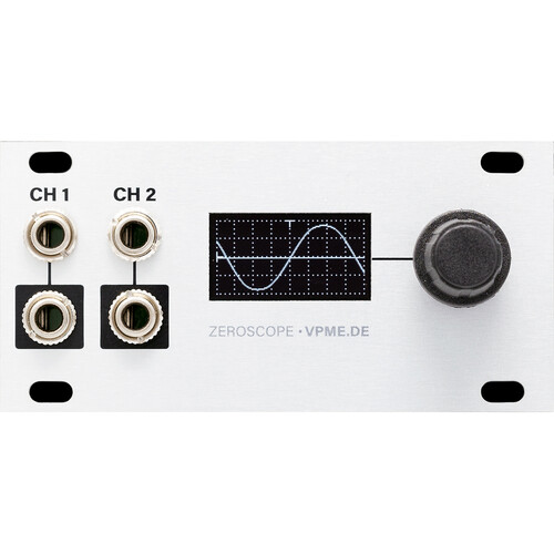 intellijel Zeroscope 1U Oscilloscope Meter and Tuner Eurorack Module