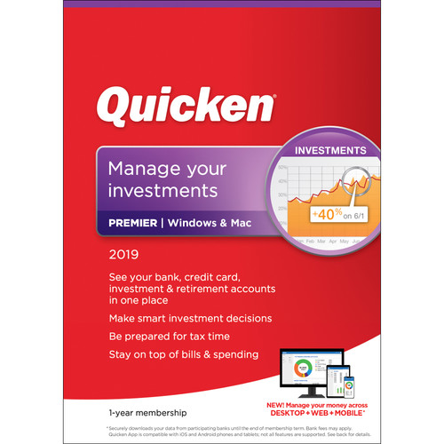 Intuit Quicken Premier 2019 0170238 B&H Photo Video