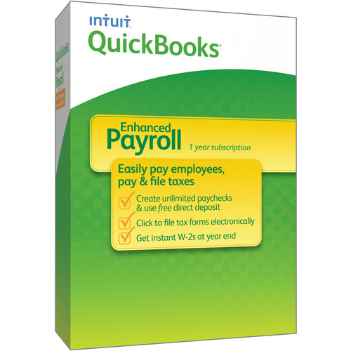 Intuit QuickBooks Enhanced Payroll 1 Year Subscription 421390   Intuit 421390 Qb Enhanced Payroll 2014 1381502680 1008258 