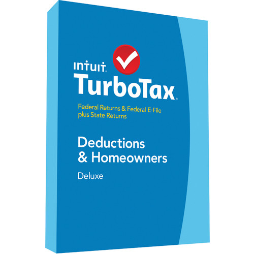 Intuit TurboTax Deluxe Federal EFile + State 2014 424487 B&H