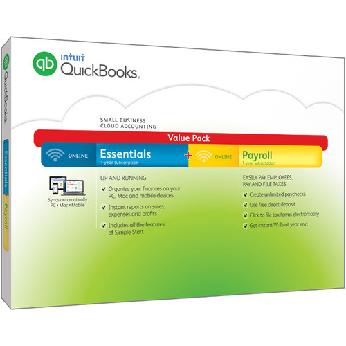 Intuit QuickBooks Online Essentials with Online Payroll 426338