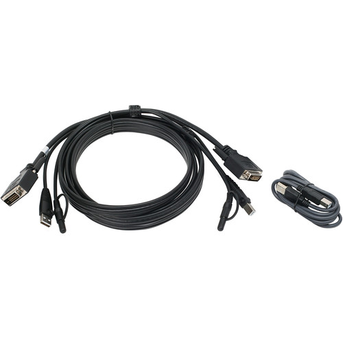 IOGEAR DVI and USB KVM Cable Kit with Audio (TAA 10')