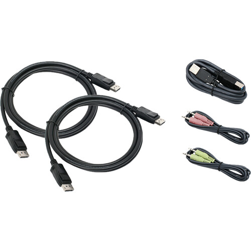 IOGEAR Dual View KVM DisplayPort Audio U