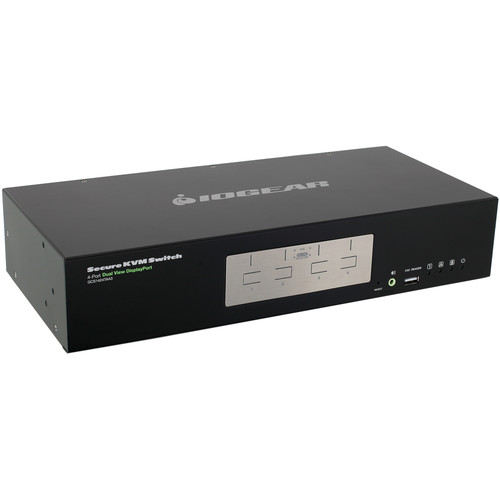 IOGEAR 4Port Dual View DisplayPort Secure KVM Switch