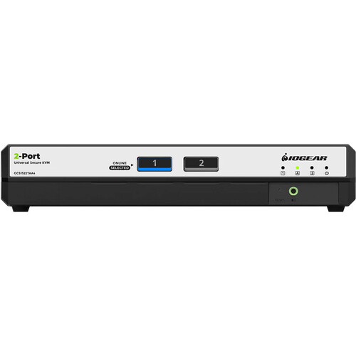 IOGEAR 2-Port Dual View True Universal DP/HDMI Secure KVM Switch