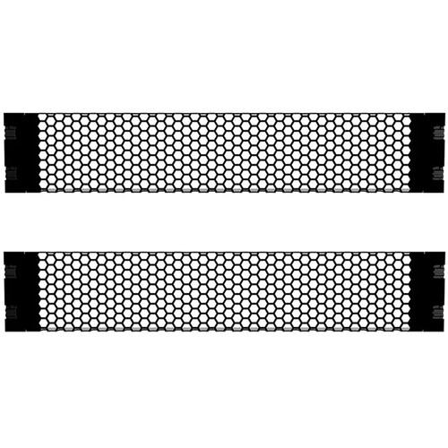 IOGEAR Toolless Vented Blanking Panel (2 RU 2-Pack)
